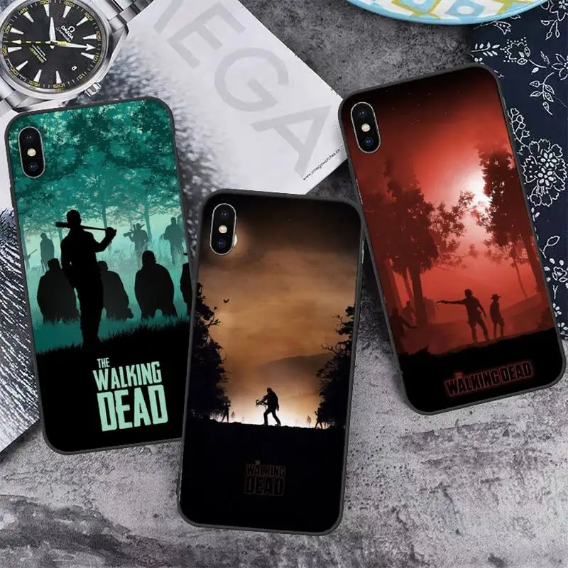

Hot TV The Walking Dead Phone Case For iphone 12 11 13 7 8 6 s plus x xs xr pro max mini shell