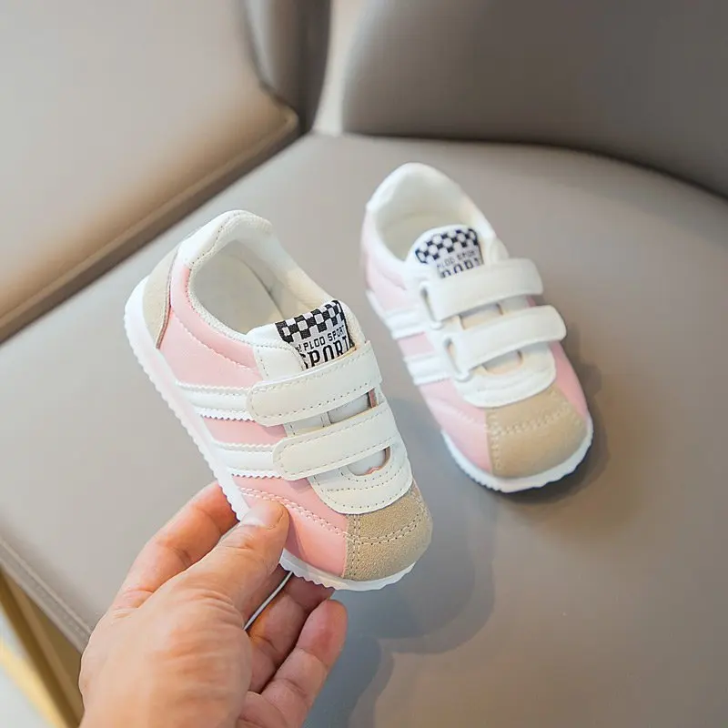 Детская обувь Новая мода Сезон весна лето Детские спортивные кроссовки из