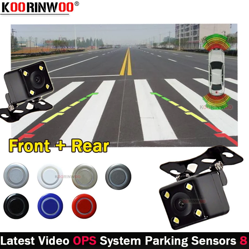 Koorinwoo AHD CCD автомобильный парковочный датчик автомобильная парковочная система