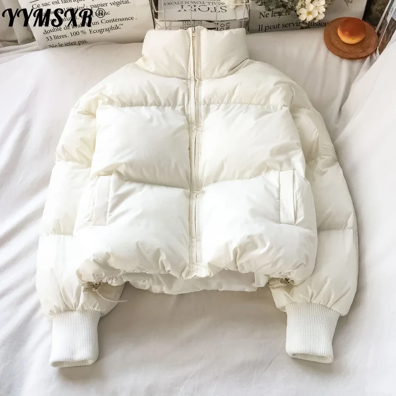 Eight Colors Autumn Coat Women Clothing 2022 New Short Loose Solid Color Long-sleeved Women's Thermal Jacket High Quality