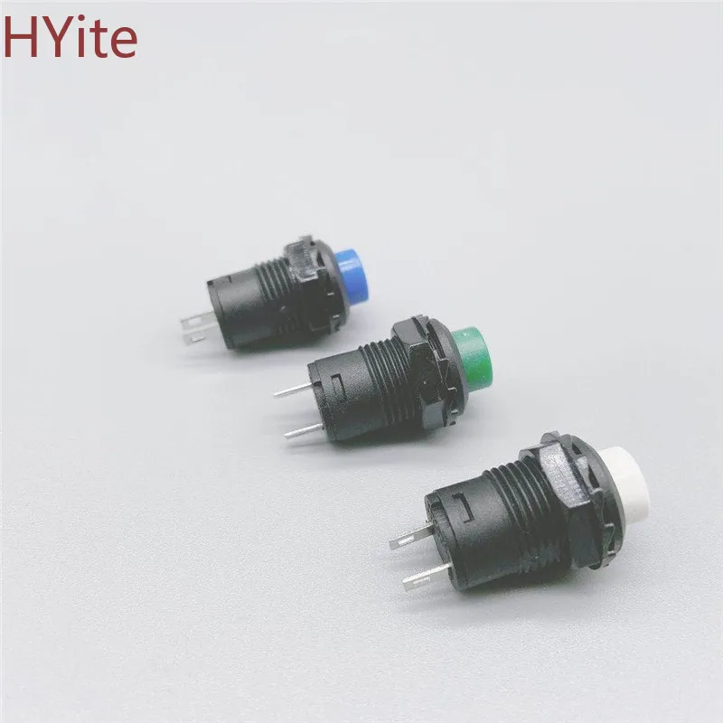 6 шт. 12 мм Блокировка блокировки выключаемый кнопочный переключатель