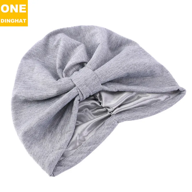 

Ms Double Elastic Lining Color Butyl Turban Hair Cap Hat Tjm Chemotherapy - 433 - A