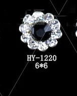 HY-1220 10pcs 10 шт./лот, сплав нейл-арта 3d с плоской задней частью красочные бриллианты ювелирные изделия Стразы для ногтей Советы украшения - Цвет: HY-1220 10pcs
