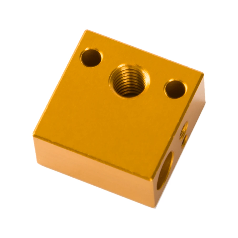 

3d printer parts CR10 Aluminium Heater Block Reprap Print Head Hot End Heating Block 20*20*10mm For 3D Printer part