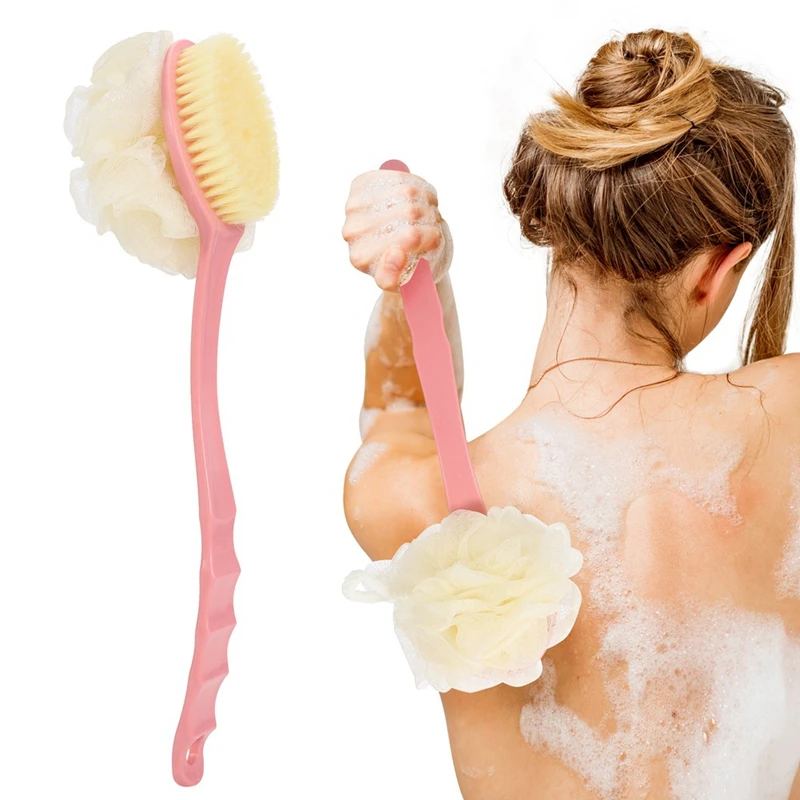 

Long Handle Back Body Brush Bath Shower Scrubber Exfoliating Scrub Skin Massages Exfoliation Bathroom Set Accessories Gadgets