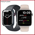 MAFAM 2021 IWO HW37 Series 7 умные часы IP67 водонепроницаемые часы 7 Bluetooth Вызов 1,77 дюйма пульсометр фитнес-трекер часы
