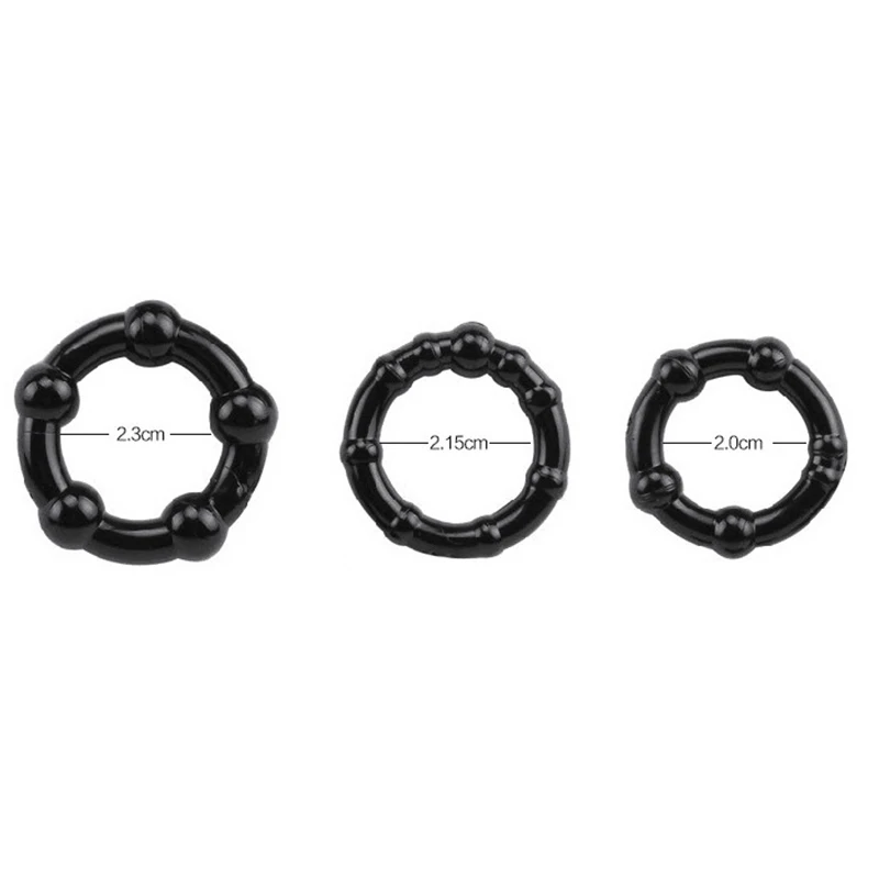 Новые 3 шт/набор Силиконовые Кольца для пениса кольцо мужчин интимные товары секс