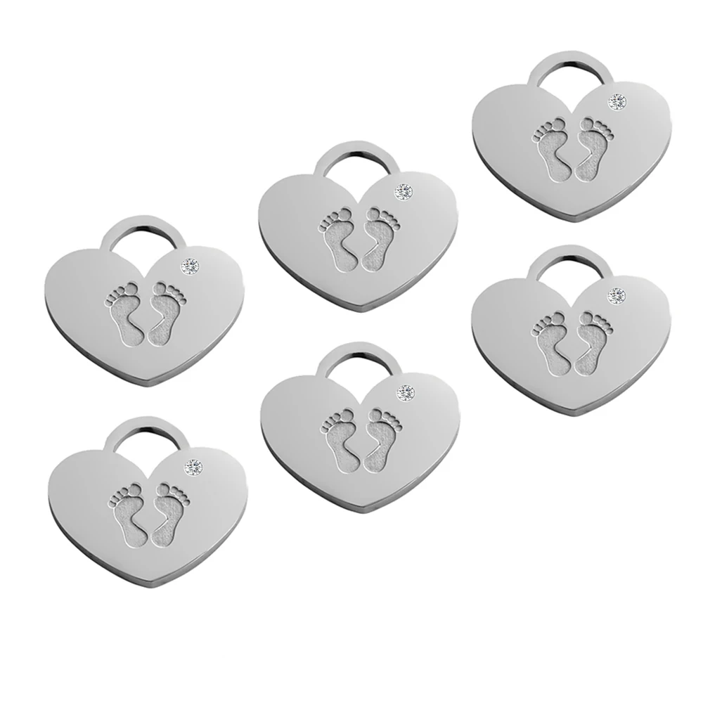 Подвеска из нержавеющей стали в форме сердца|Цепочки| |