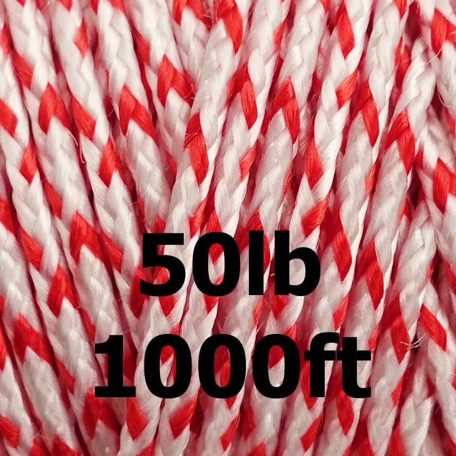 50lb 1000ft 50lb~ 200lb лавсановая леска для рыболовной оплетки Одиночная леска кайт струна материал Дакрон Открытый Кемпинг шнур садовая веревка - Цвет: 50lb 1000ft
