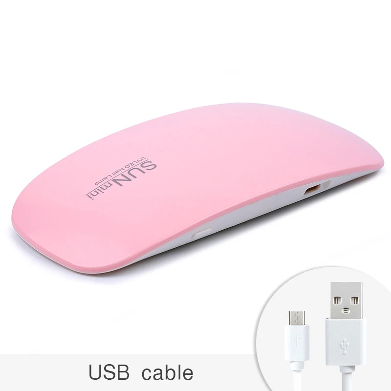 Сушилка для ногтей SUN Mini 6 Вт портативная УФ-лампа маникюра светодиодный лампа