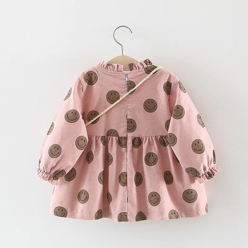 2 шт. детское зимнее бархатное платье с улыбающимся лицом | Мать и ребенок