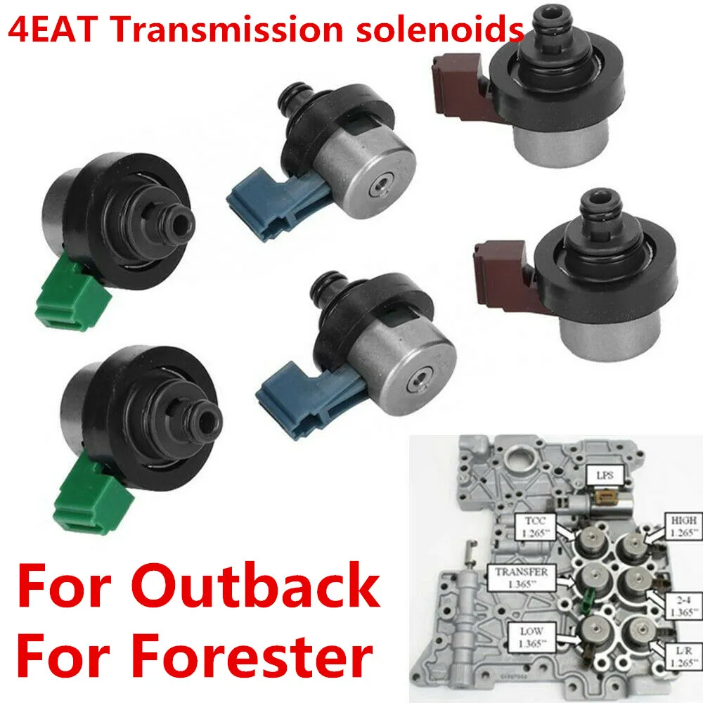 

OEM 4EAT Transmission solenoid kit For Subaru Forester 2.5 Outback Part # 31939-AA191 31939AA130 31939AA160 31939AA191