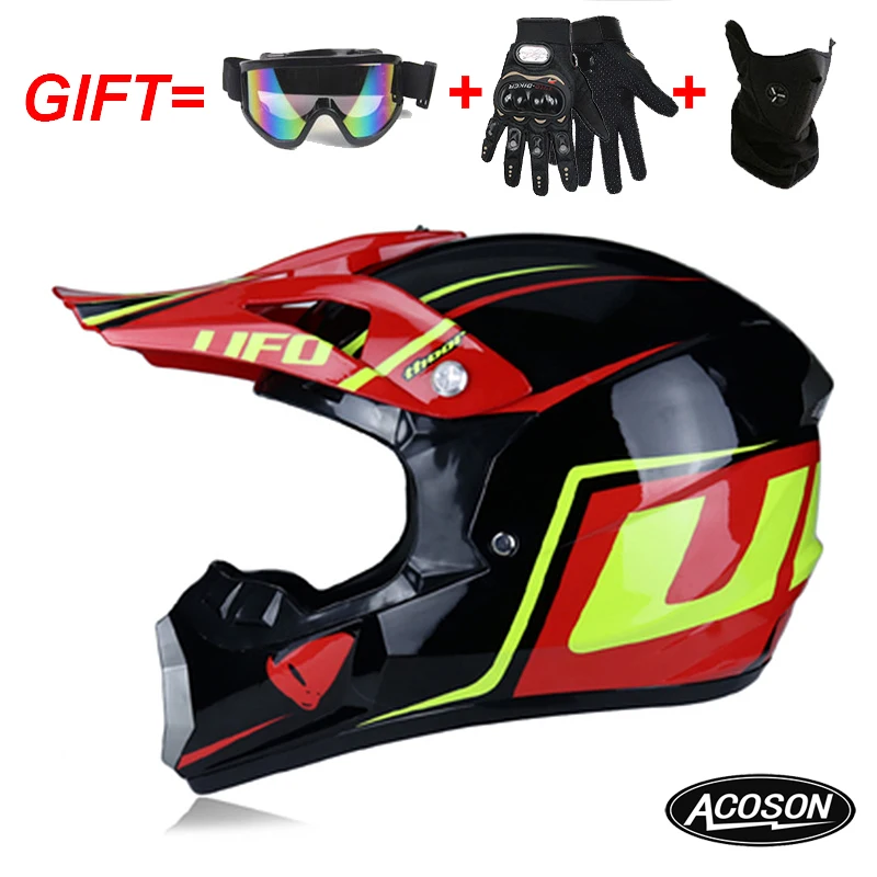 Motorcycle cross motorcycle helmet for motorcycle helmet down MTB DH off road motorcycle cross racing helmet point with goggles