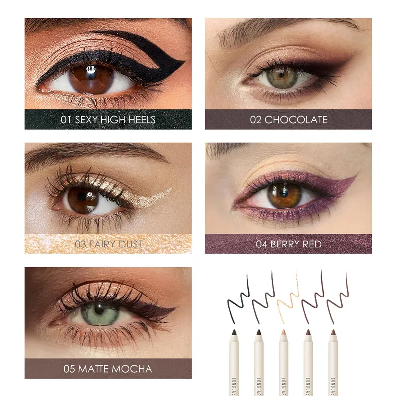 

Long-lasting Gel Eyeliner Pencil Waterproof Easy To Wear Black Liner Pen Eye Makeup Eye Liner
