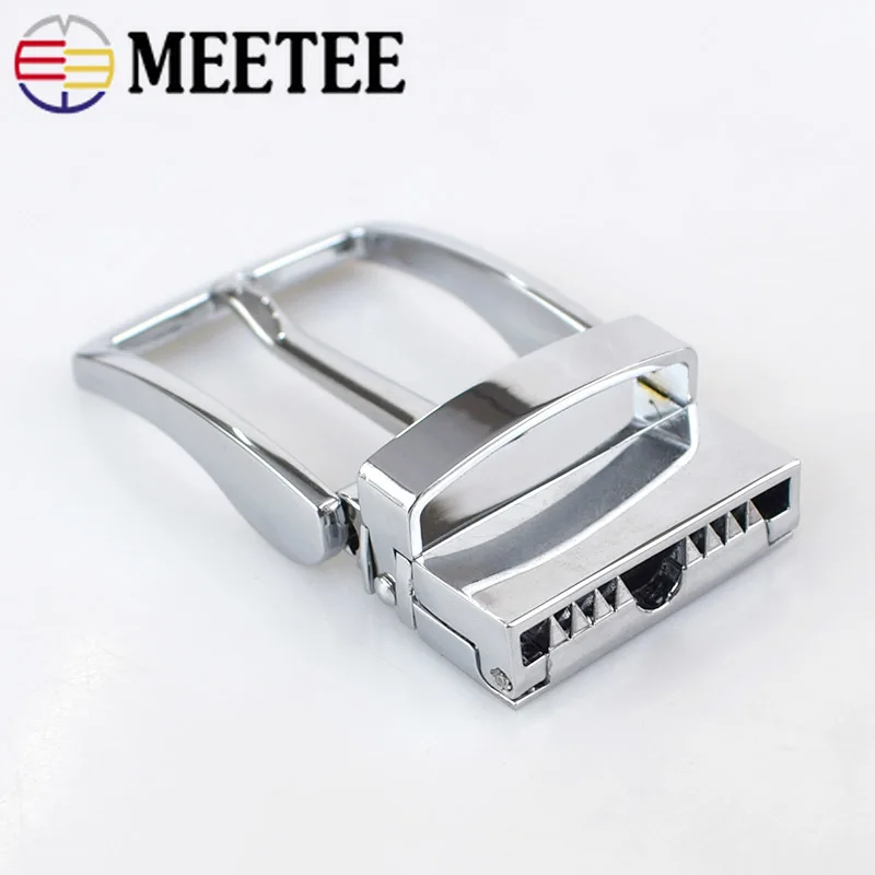 Meetee деловая повседневная мужская кожаная пряжка для ремня сделай сам