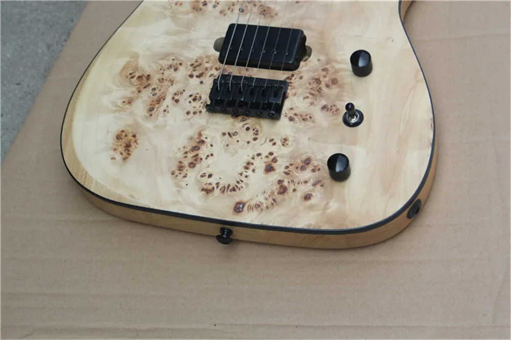 Фабричная 6-струнная электрическая гитара с черной фурнитурой подставка из