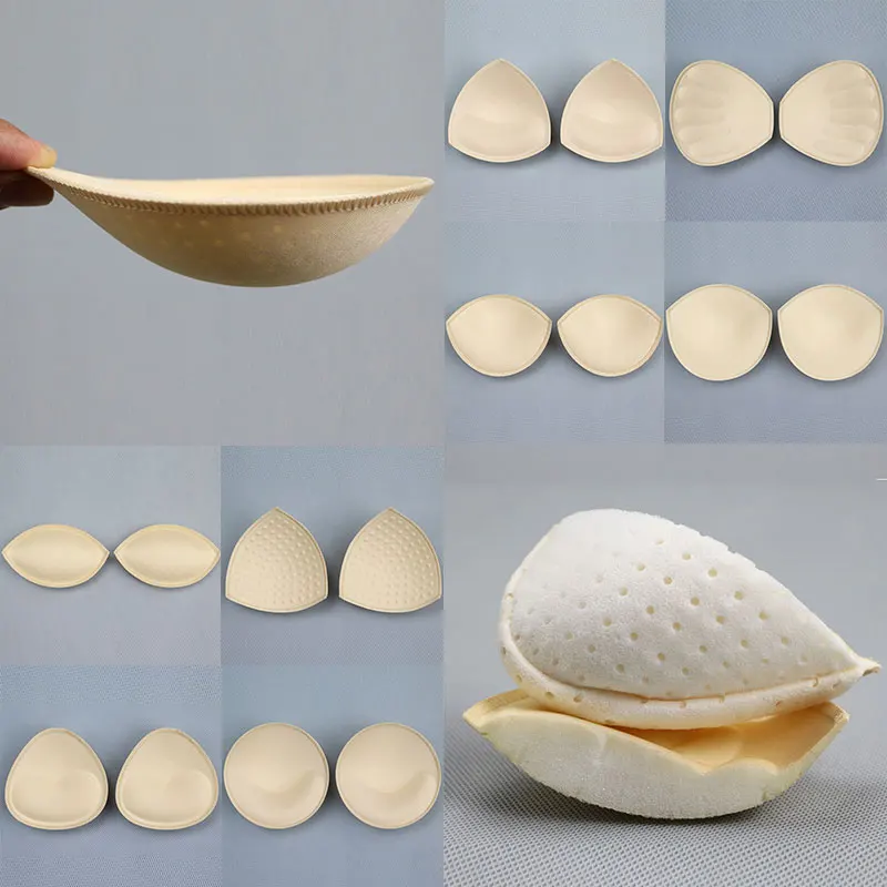 Женские подушечки для бюстгальтера пуш ап модные открытые вставки бикини