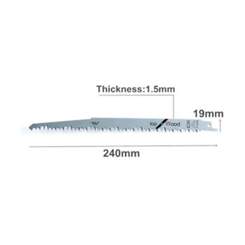 

5TPI Reciprocating Saw Blades Woodwork Tools Cutting Metals Pipe Carbon Steel