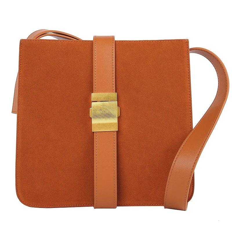 WOONAM женская модная сумка из натуральной замши телячья кожа осень зима мессенджер