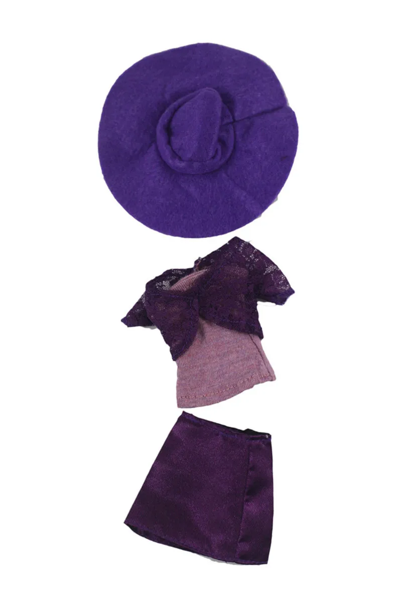 

Western Purple Lady Dress Outfit Suit Sets for Barbie BJD FR SD Doll Clothes Role Play Accessories Toys for Girl
