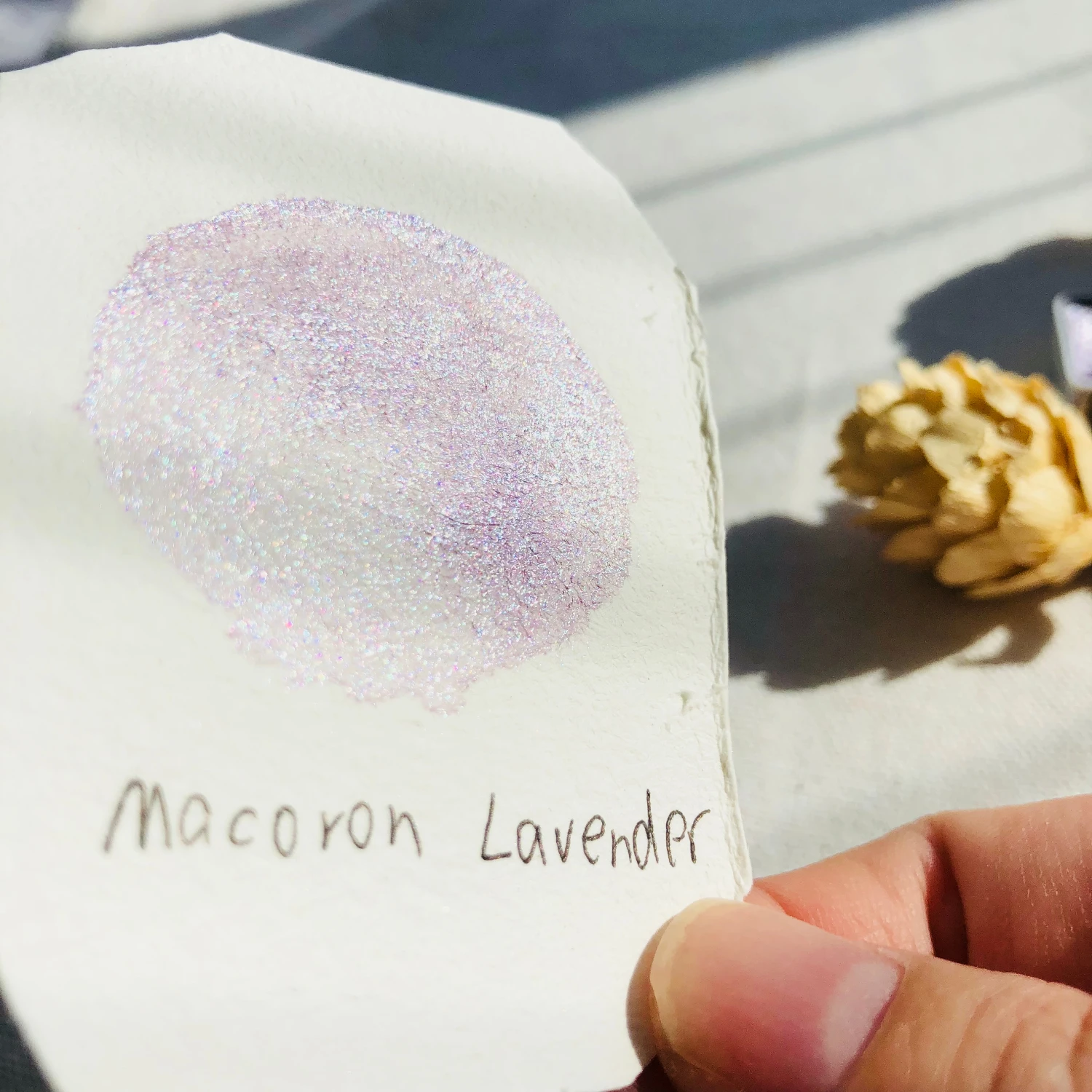 DIY перламутровые краски цвета воды макорон Лаванда ручной работы Твердые aquarella