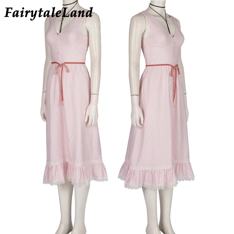 Костюм для косплея Aerith gainsборо финальная фантазия переделка Хэллоуин наряд игра