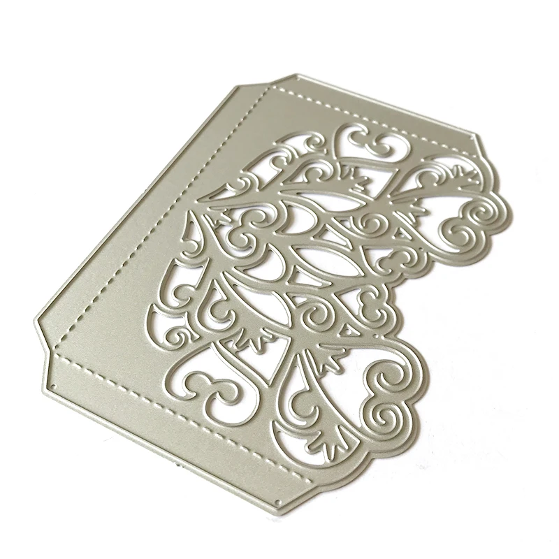 

2020 New Arrival Heart lace wedding Metal Cutting Dies Embossing Scrapbooking Stencil Craft Cut Dies For DIY Card Handmade