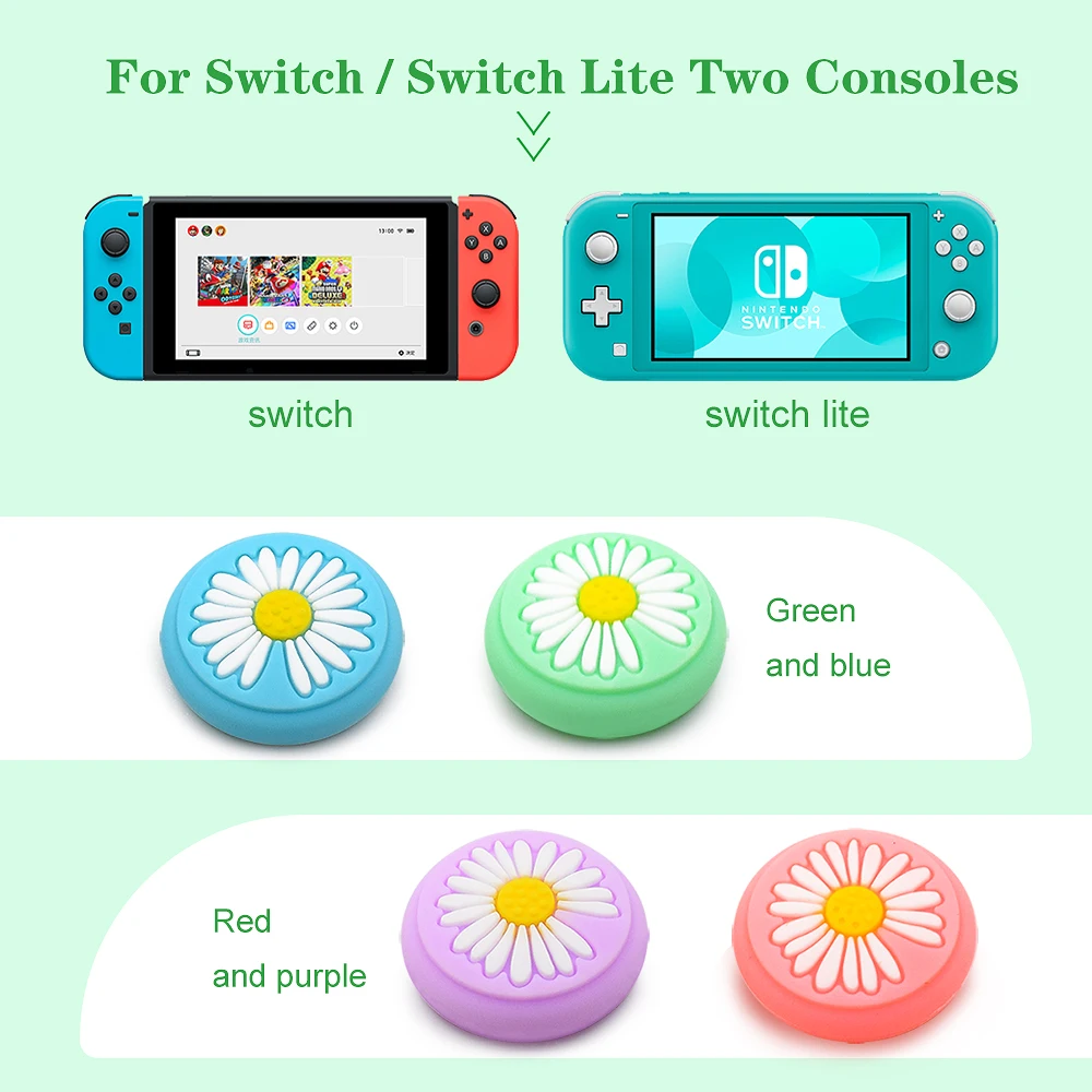 Чехол для игрового контроллера Nintendo Switch накладки на аналоговые стики кнопок Lite