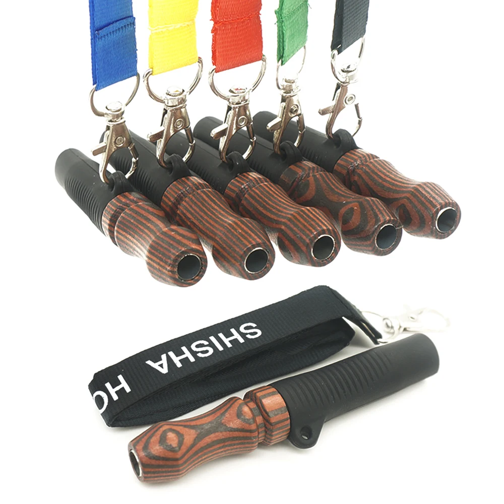 1Pcs Hookah Mouthpiece With Hang Rope Silicon Wooden Mouth Tips Shisha Accessories Chicha Narguile Water Pipe Boquillas Cachimba | Дом и сад