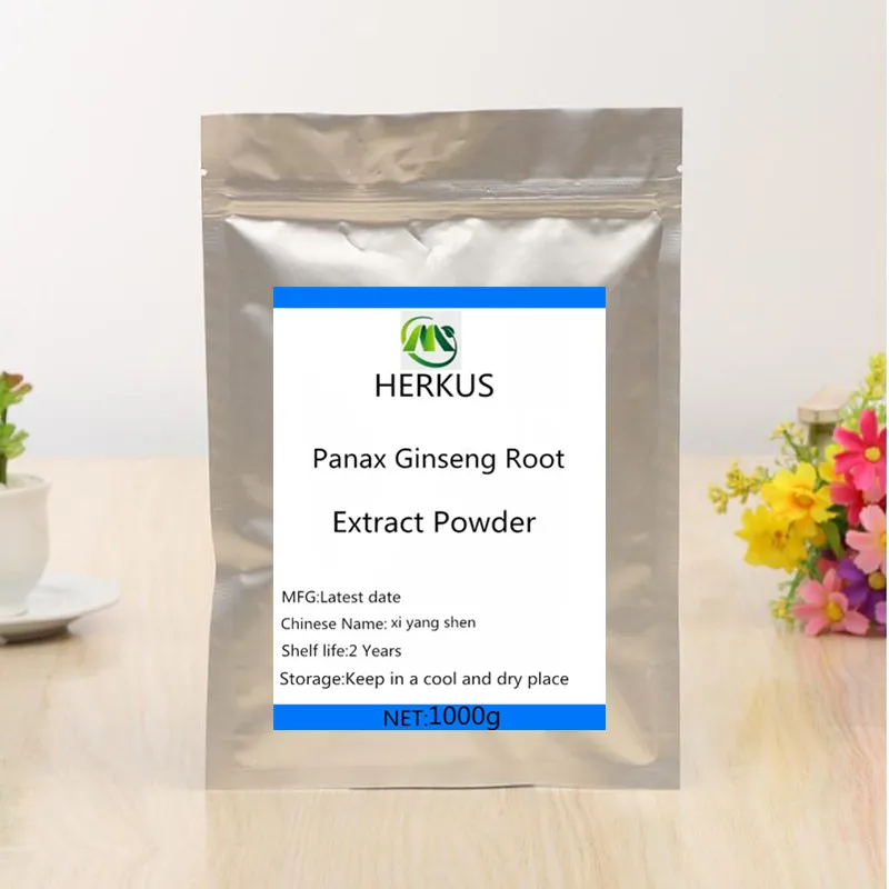 

ISO Certified Pure American Ginseng Extract Powder, American Ginseng Root, Ginsenosides, Enhances Immunity