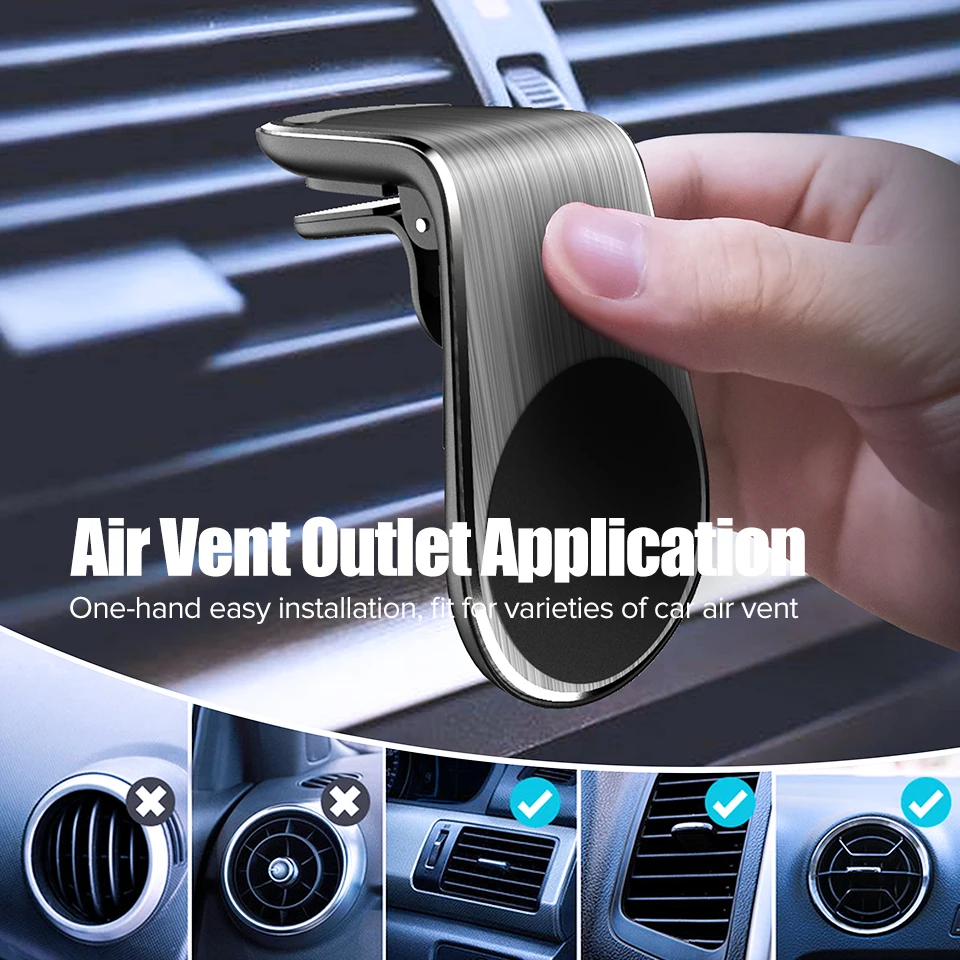 Магнитный автомобильный держатель для телефона Venroii крепление на вентиляционное