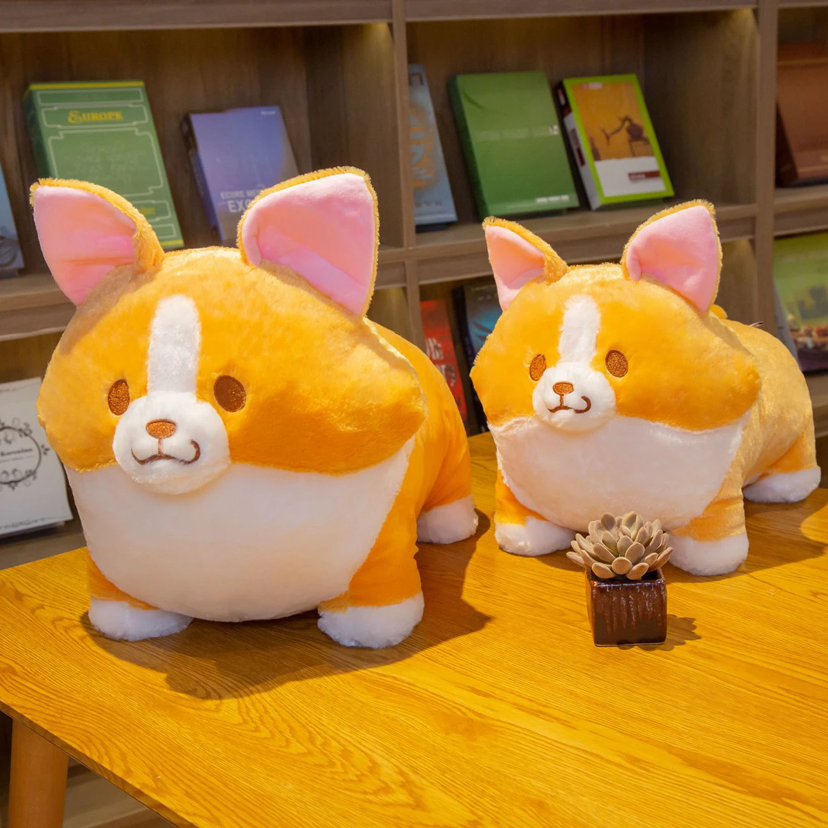 

30/40/50cm Lovely Corg i Dog Plush Toy Stuffed Soft Animal Cartoon Pillow Cute Christmas Gift for Kids Kawaii Valentine Present