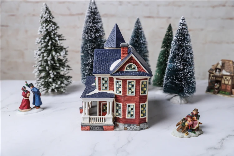 Рождественские фарфоровые украшения в викторианском стиле семейства