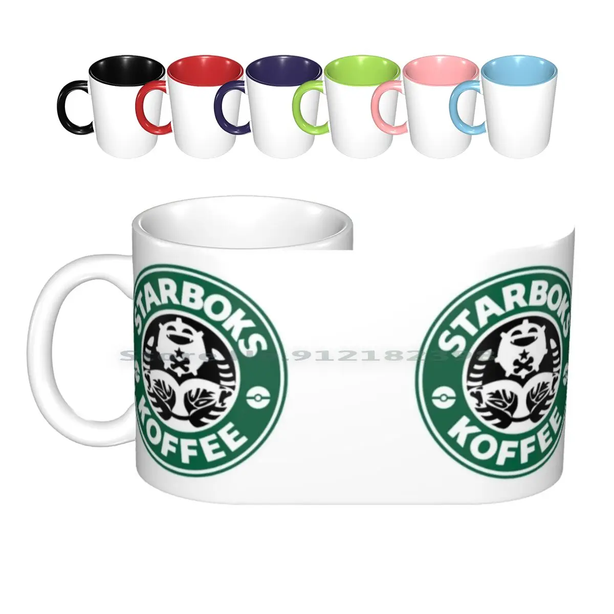 

Керамические кружки Starboks Koffee 2,0, кофейные чашки, Кружка для молока и чая, кофейные кружки Starboks Koffee Pocket Monsters Master Tea m Rocket Grunt James