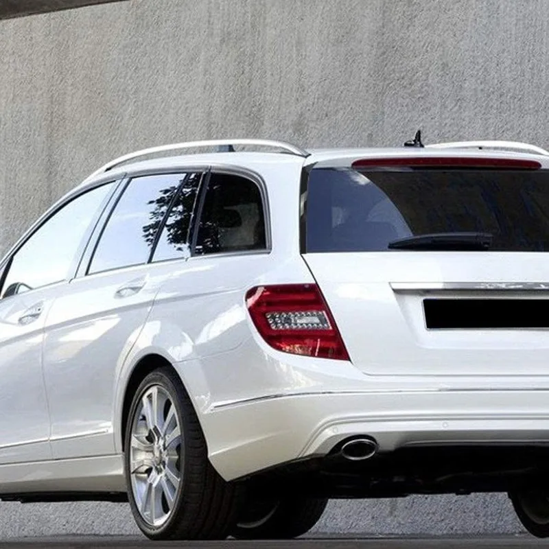 

Accessories ABS Plastic Rear Wing Roof Side Spoiler Glossy Black Compatible With Benz C Class W204 Wagon 2007-2014 Year