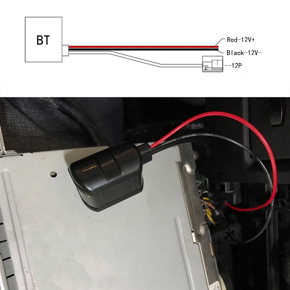 Автомобильный Bluetooth-модуль LISIDIC аудиоприемник для Citroen C4 C5 C6 berlingo Peugeot 207 307 407 RD4 12p