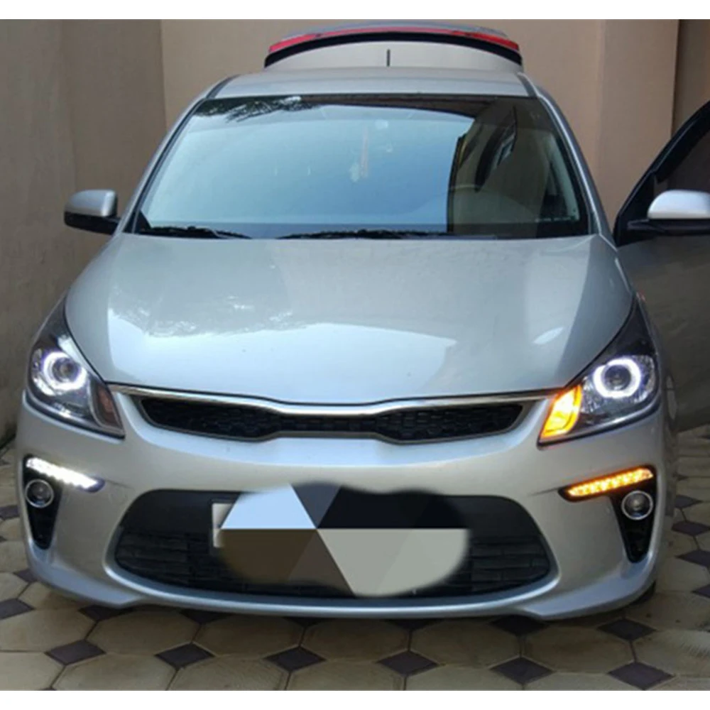 2 шт. автомобильный DRL 12 в светодиодный дневный ходовой светильник Дневной