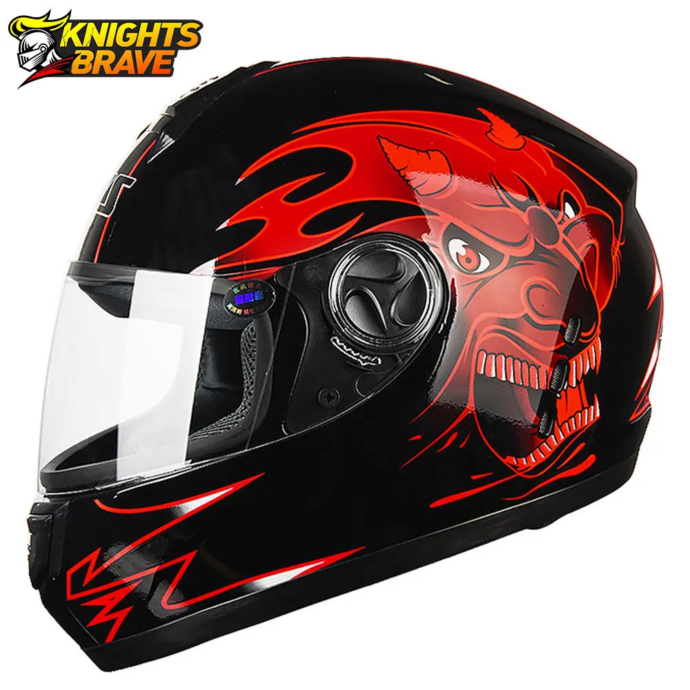AIS мотоциклетный шлем полный уход за кожей лица Casco Moto Для мужчин мотоцикл