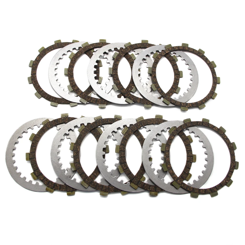 

Clutch Friction Disc Plate For Yamaha SRX400 3VN1/3VN2/3VN5 SRX600 SZR660 For DERBI Mulhacen 659 OEM:5Y1-16331-01 5Y1-16321-00