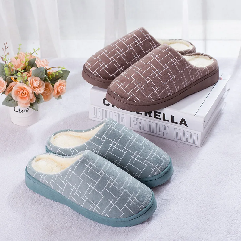 Женские домашние тапочки женская обувь нескользящие плюшевые теплые для мужчин