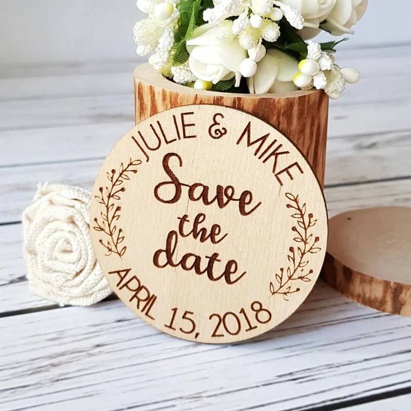 Деревянные магниты с календарем для сохранения даты деревянные в деревенском