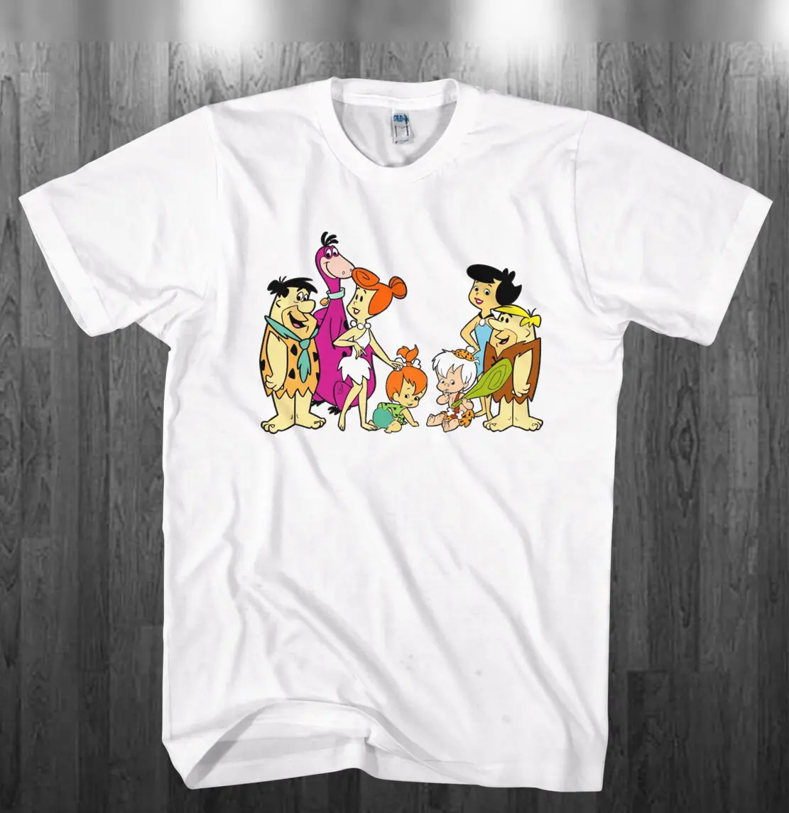 Flintstones футболка Веселая семья ситком мультфильм рубашки для взрослых детей