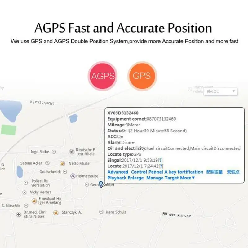 Оригинальный водонепроницаемый GPS-трекер GSM Mini GPS-локатор в реальном времени для