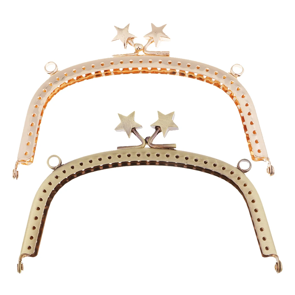 Сделай Сам кошелек ручка сумка для монет металлическая звезда форма поцелуй