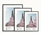 Современные настенные рамки для фотографий, металлическая фоторамка, черный и белый коврик из плексигласа, 50x70, 40x50, 30x40, A4 см, постер, холст, печать, Декор для дома