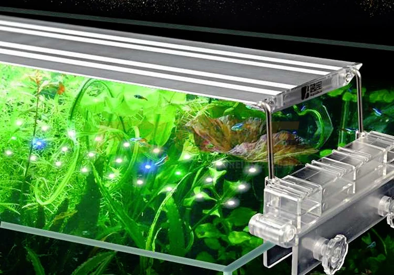 Светодиодная лампа для аквариума светисветильник из алюминиевого сплава с