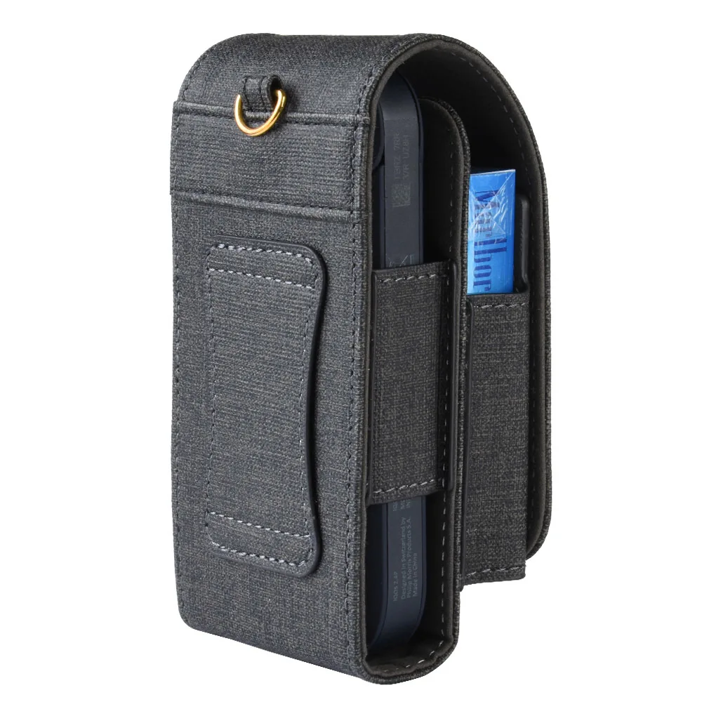 Флип чехол из искусственной кожи для IQOS универсальный 2 4 Plus черный синий