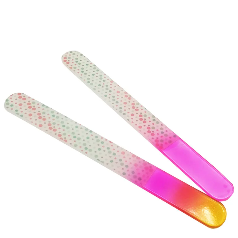 Прочная пилочка для ногтей из хрустального стекла 1 шт./лот 7 дюймов в длину