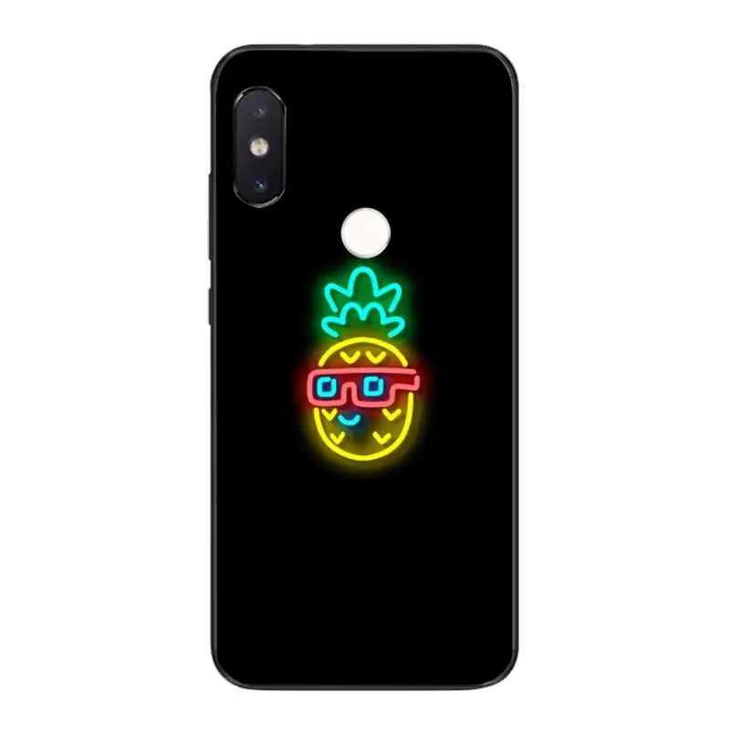 FHNBLJ неоновые гамбургер Bling милый чехол для телефона Xiaomi Mi8 Большие размеры 9 10 9T 5 6