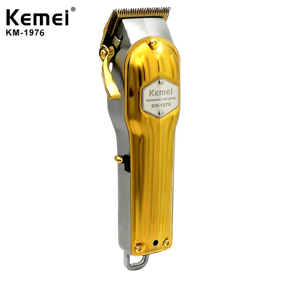 

Kemei Professional All Metal Hair Clipper Men Electric Hair Trimmer Fade Hair Cutter Haircut Machine Barber shop KM-1976 KM-1977